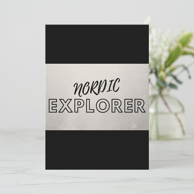 Invitation Explorateur nordique (Créateur téléchargé)