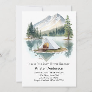 Invitation Explorer Starry Adventure Await Baby shower