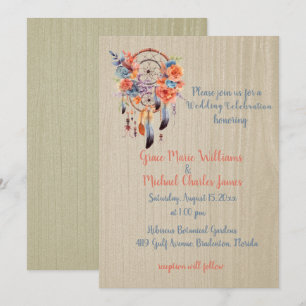Invitation Exquise Boho Dream Mariage