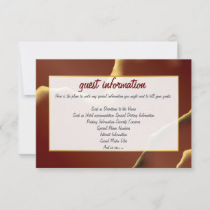 Invitation Extraordinaire Fab Mariage Inky Earthtone Rouge Ab