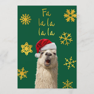 Invitation Fa La La La Lama
