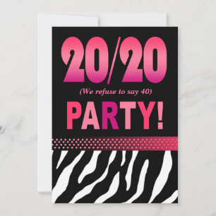 Invitation Fabuleux anniversaire de Julie 20/20