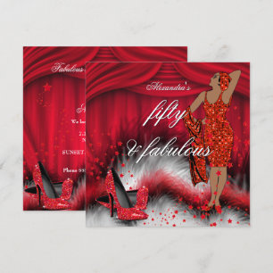 Invitation Fabulos chaussures rouges à talons hauts pour les 