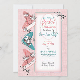 Invitation Fabulous Cinties Fête des mariées Vintage