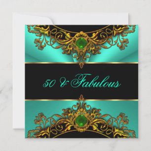 Invitation Fabulux 50 Elite Jade Noir Or Anniversaire