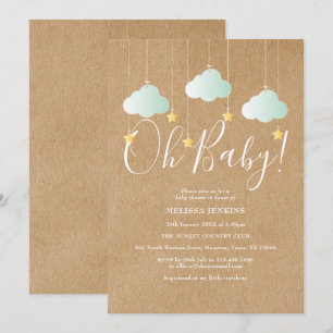 Invitation Faire à la campagne Twinkle Twinkle Oh Bébé Baby S