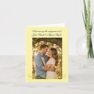Invitation Faire Annonce de Mariage