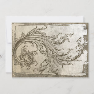 Invitation Faire fleurir l'anniversaire vintage Steampunk  In