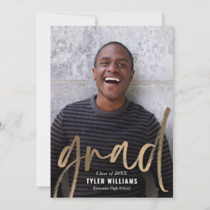 Invitation Faire-part de graduation brillante