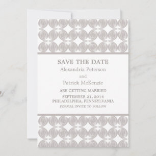 Invitation Faire part de Latte Modern Deco pour annoncer la d