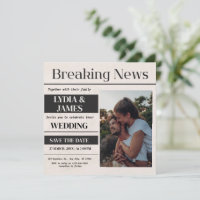 Faire part de mariage avec photo de dernière minut