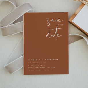 Invitation Faire part de mariage CORIANDER Bohemian Burnt Ora