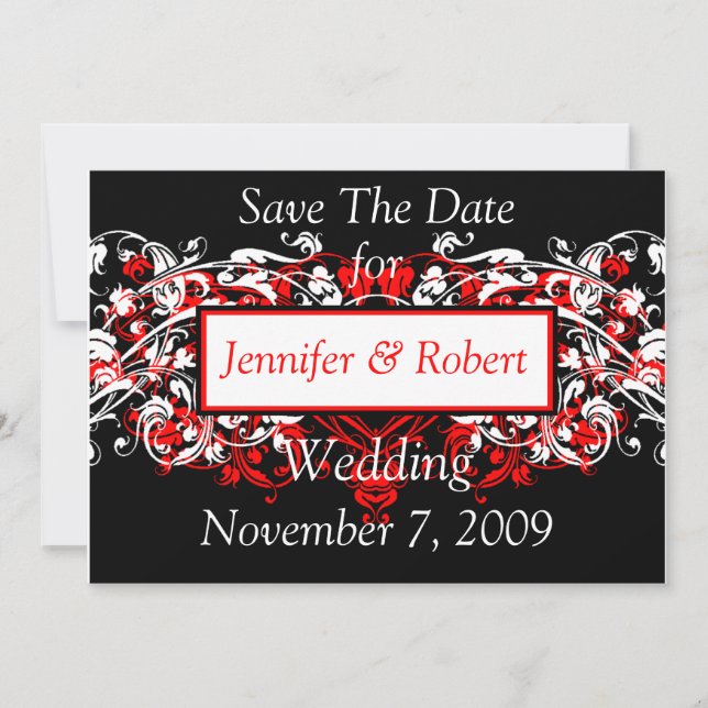 Invitation Faire part de mariage Save The Date (Devant)