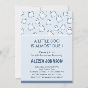 Invitation Faire part de naissance Halloween bébé mignons