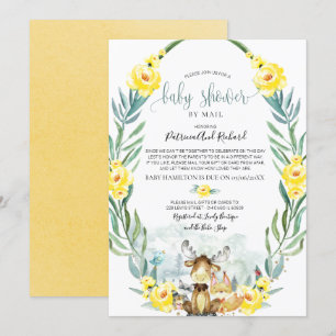Invitation Faire part de naissance par courrier sur la verdur