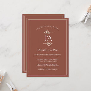 Invitation Faire-Terre-Cuite-Initiales-Classiques-Mariage