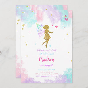 Invitation Fairy Birday Party