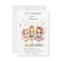 Invitation Fairy Birthday Party