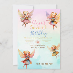 Invitation Fairy Birthday Party