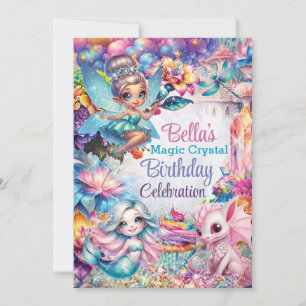 Invitation Fairy Crystal Party