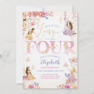 Invitation Fairy Garden Anniversaire