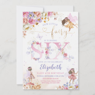 Invitation Fairy Garden Anniversaire