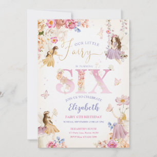 Invitation Fairy Garden Anniversaire