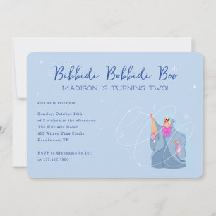 Invitation Fairy Godmère Bibbidi Bobbidi Boo Anniversaire