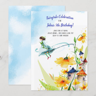 Invitation Fairy tale Garden Anniversaire