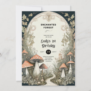 INVITATION FAIRYCORE FAIRYTALE BABYSHOWER 1ER ANNIVERSAIRE TO