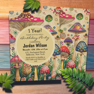 Invitation Fairytale Champhrooms 1er anniversaire