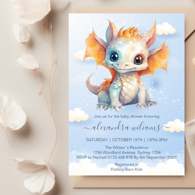 Invitation Fairytale Magie et Baby shower d'histoire enchanté (Créateur téléchargé)