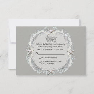 Invitation Fairytale Under the Sea Starfish RSVP