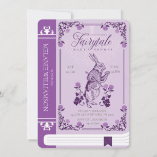 Invitation Fairytale Vintage Alice Au Pays Des Merveilles Liv
