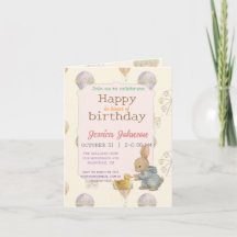 Invitation "Fairytale Vintage Amusement Park"