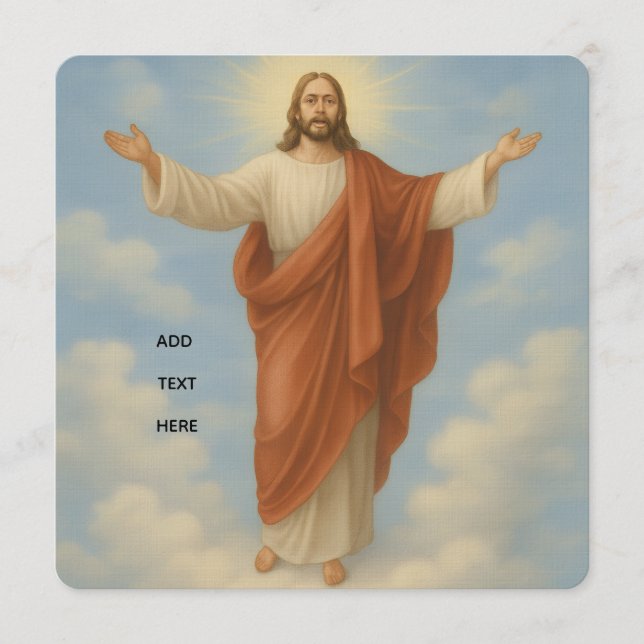 Invitation Fais confiance à Jésus (Devant)
