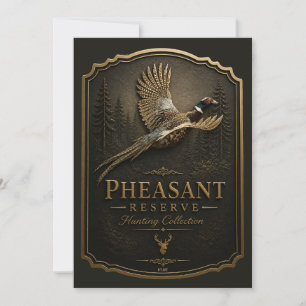 Invitation Faisan, Chasse Royale