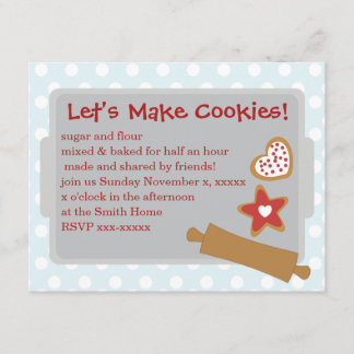 Invitation Faisons des cookies