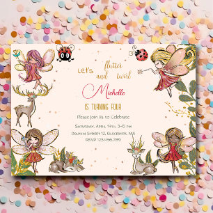Invitation Faisons flotter et tournoyer, anniversaire de jard