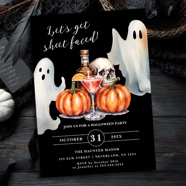 Invitation Faisons la fête de l'Halloween du Citrouille fêtar (Créateur téléchargé)