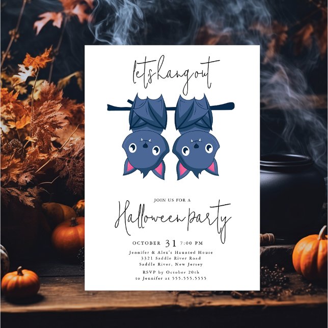 Invitation Faisons la fête d'Halloween (Créateur téléchargé)