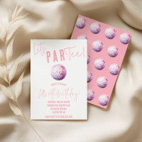 Faisons la fête ! Fête sur le thème de golf rose e
