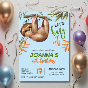 Invitation Faisons la fête pour l'anniversaire des enfants pa