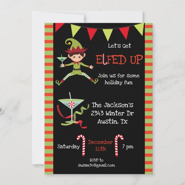 Invitation Faisons-nous plaisir à la fête de Cocktail Drôle N (Devant)
