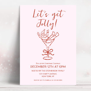 Invitation Faisons-nous une joyeuse fête de Noël à la main