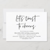 Faisons un toast aux acclamations, Surprise Birthd