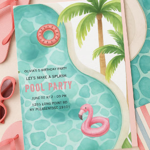Invitation Faisons une Fête d'anniversaire pour enfants avec