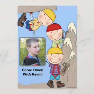 Invitation fait sur commande d'anniversaire