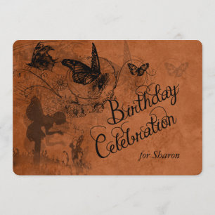 Invitation fait sur commande d'anniversaire de