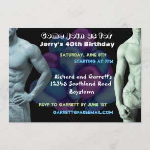 Invitation faite sur commande d'anniversaire de